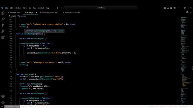 Web Project Task 38 | Program the message sending and viewing process смотреть онлайн