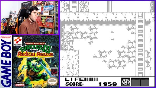 TEENAGE MUTANT NINJA TURTLES 3 - RADICAL RESCUE (Switch) | AdmaRetroGames | Gameplay |Retro|GameBoy смотреть онлайн