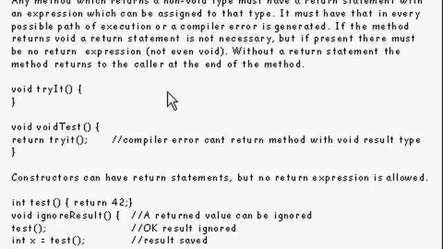 Java Tutorial 14. Return statement смотреть онлайн