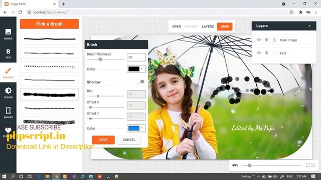 Online Photo Editor PHP Source Code | Photo Editor Online Software | HTML Photo Editor script смотреть онлайн