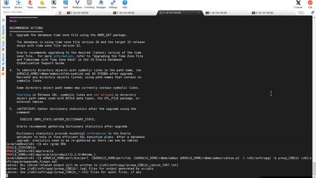 12cR2 CDB Manual Upgrade to 19c Step By Step смотреть онлайн