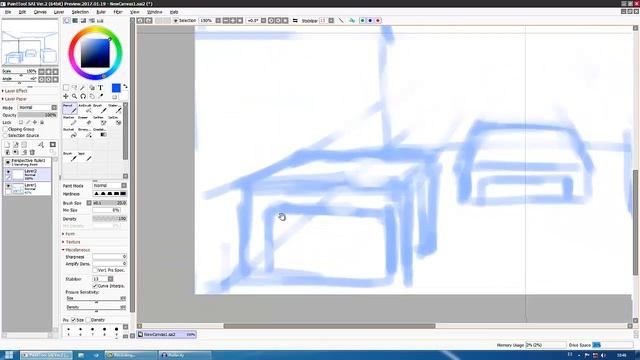 Punto de fuga - Paint tool SAI 2 смотреть онлайн