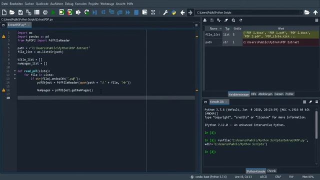 PDF Seitenanzahl auslesen mit PDFFileReader (Python Tutorial deutsch) смотреть онлайн