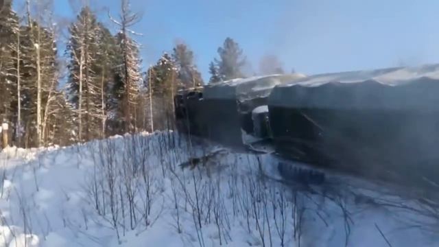 Вездеход Витязь ДТ-20 в гору зимой смотреть онлайн