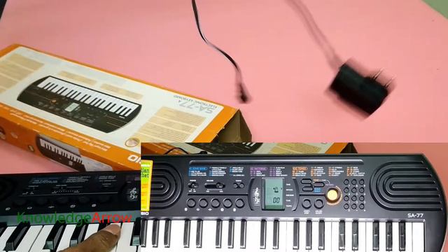 Casio SA 77 unboxing | SA 77 piano | SA 77 casio keyboard смотреть онлайн