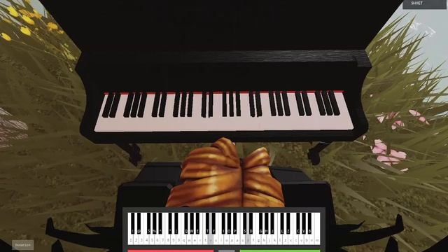 Roblox Piano Sans Theme Song смотреть онлайн