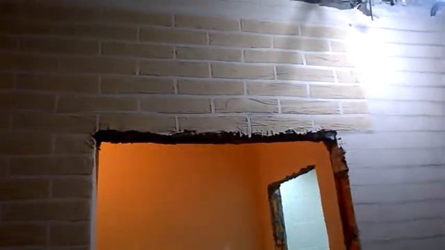 Кирпичная стена из гипсовой шпаклевки своими руками смотреть онлайн
