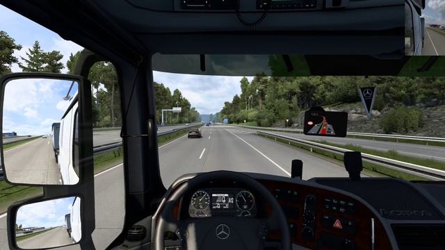 Euro Truck Simulator 2 - Mercedes-Benz Actros MP3 by Dotec with Aluminium Dumper and skins by Alik смотреть онлайн