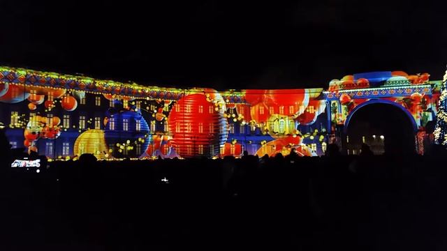 Лазерное шоу на Дворцовой площади 2016 - 4 смотреть онлайн