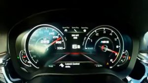 Максимальная скорость  BMW M5 F90  600лс 4.4.