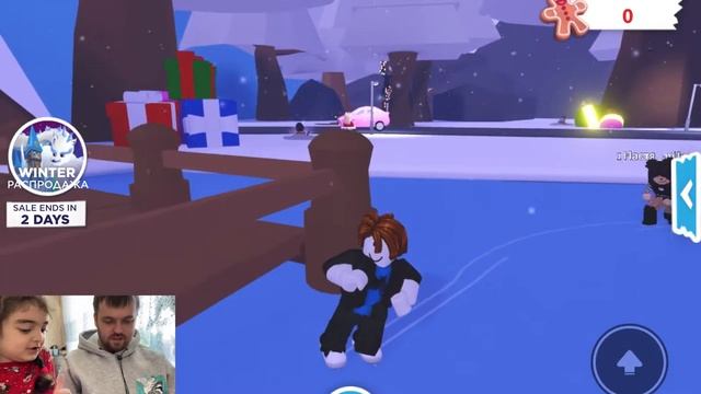 Первый раз играю в Роблокс. Папа играет в Roblox смотреть онлайн
