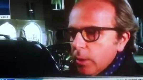 Andrea Della Valle arrabbiato contro gli arbitri a Sky