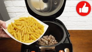 Никогда бы не подумала, что будет так вкусно! Бюджетный рецепт макарон с курицей в мультиварке