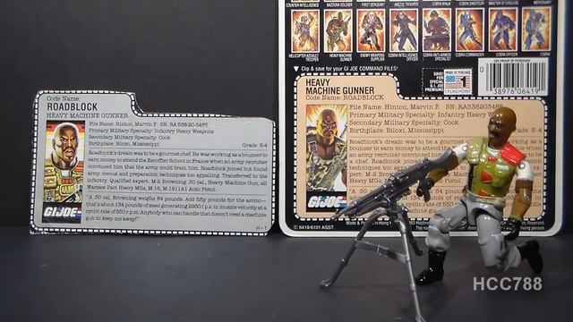 HCC788 - 1986 ROADBLOCK v2 - Patrons' Choice - Vintage G.I. Joe review! смотреть онлайн