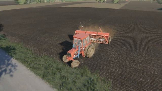 FS-19 Nowa Bruzda|Посев овса|ЮМЗ-6кл&МТЗ-82&СЗТ-5.4 смотреть онлайн