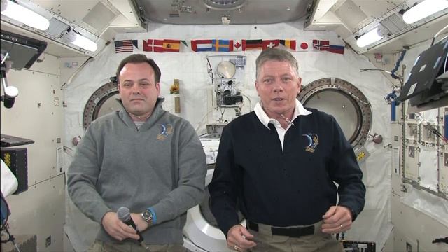 Station Crew Discusses Life in Space During In-Flight Interviews смотреть онлайн