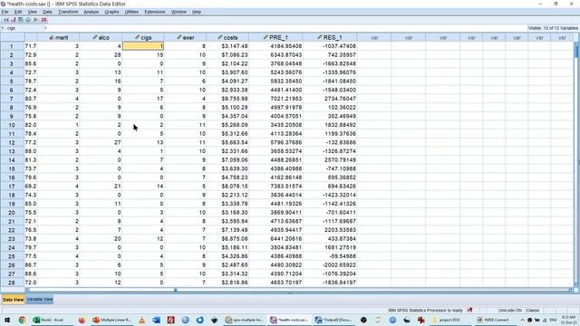 Multiple Linear Regression in SPSS - Complete Tutorial смотреть онлайн