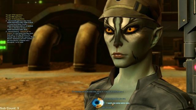 Star Wars: The Old Republic [Imperial Agent]. Part 71 - Isen Four+Kalio