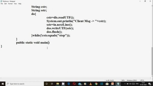 Network Programming / Socket Programming / Chatting Application in Java (हिंदी में)