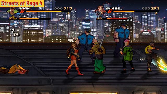 STREETS OF RAGE 4. ПОЛНОЕ ПРОХОЖДЕНИЕ ВДВОЁМ. смотреть онлайн