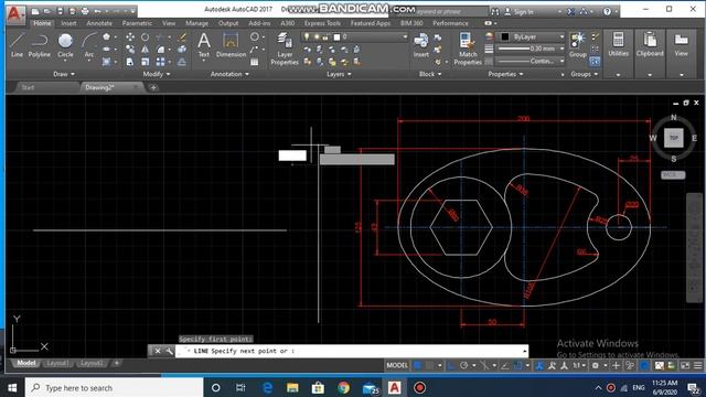 AutoCAD 18 / drawing & modify tools смотреть онлайн