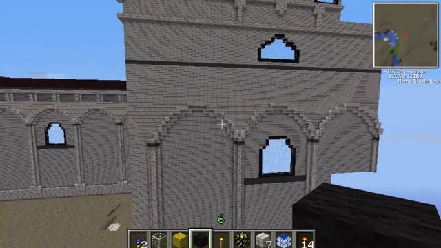 Здание в стиле ренессанс в Minecraft смотреть онлайн