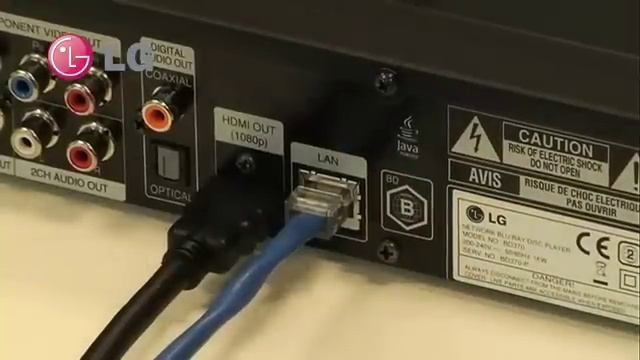 LG BD370 Blu-Ray player- set up demonstration смотреть онлайн