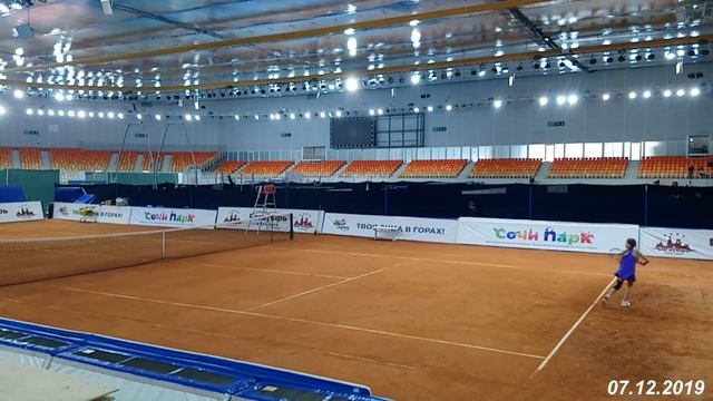 Турнир РТТ в Адлер-Арене, Дети 9-10 лет, Призы Весниной Е.С, Большой теннис, Смайли, 717 смотреть онлайн