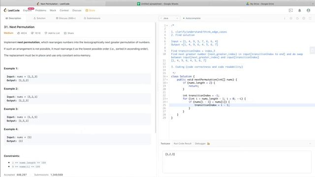 Microsoft Coding Interview Question | Leetcode 31 | Next Permutation смотреть онлайн