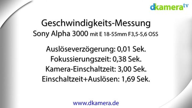 Sony Alpha 3000 Test (3/7): Geschwindigkeit смотреть онлайн