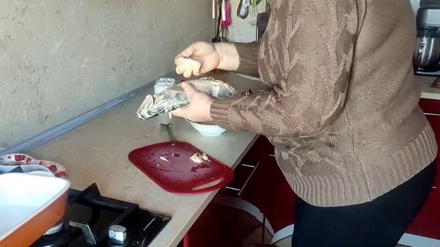 Запечёная радужная форель__соус который подойдёт для запекания любой рыбы.