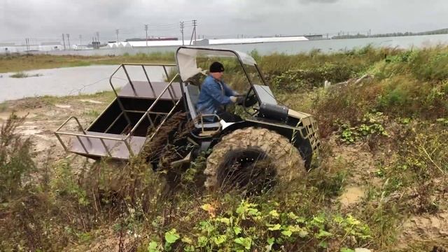 Вездеход - Каракат ТАЙГА 4х4 Проходит СЛОЖНЫЕ участки полигона смотреть онлайн
