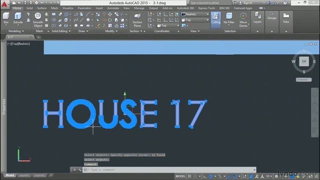 AutoCAD Tutorial - Working with 3D text смотреть онлайн