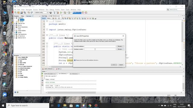 How to configure derby database in Apache NetBeans IDE 12.0 смотреть онлайн
