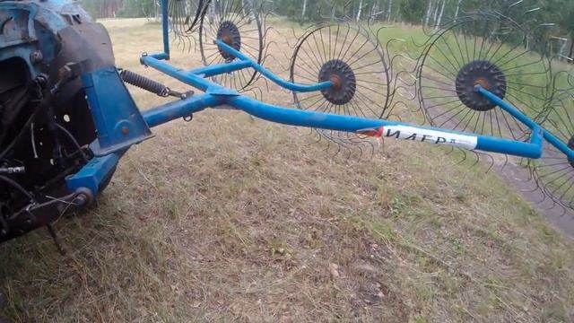 Гребём граблями Палехагромаш. Честый отзыв о граблях. смотреть онлайн