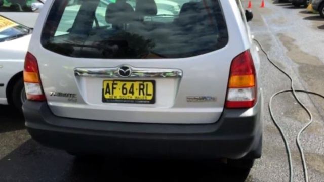 2001 Mazda Tribute Silver Wagon смотреть онлайн