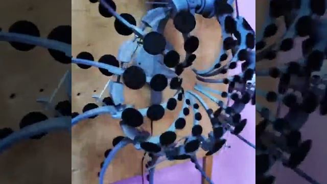 Кинетическая скульптура «Осьминог». Материал изготовления-дерево. Ручная работа. смотреть онлайн