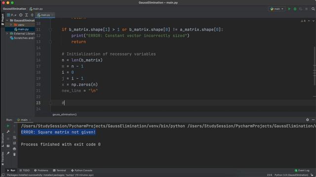 Gaussian Elimination In Python | Numerical Methods смотреть онлайн