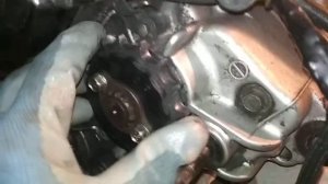 Люфт ведущей звезды Honda Steed