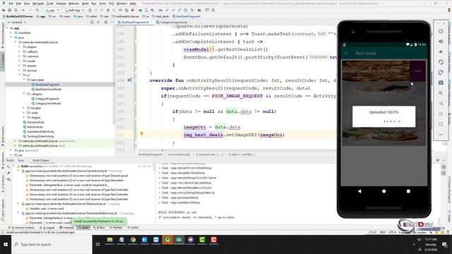 Kotlin Android Tutorial - New Eat It part 74 Server App Update and Delete Best Deals смотреть онлайн