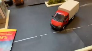 Модель машины ГАЗ-3302! Масштаб 1/43. ГАЗель фургон.