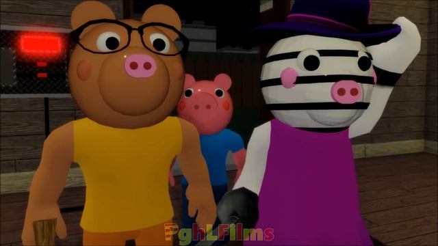 ROBLOX PGHLFILMS PIGGY RP FILM FUNNY MOMENTS #1!! смотреть онлайн
