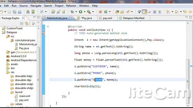 Android Application Development tuorial 4:Passing strings between Activities смотреть онлайн