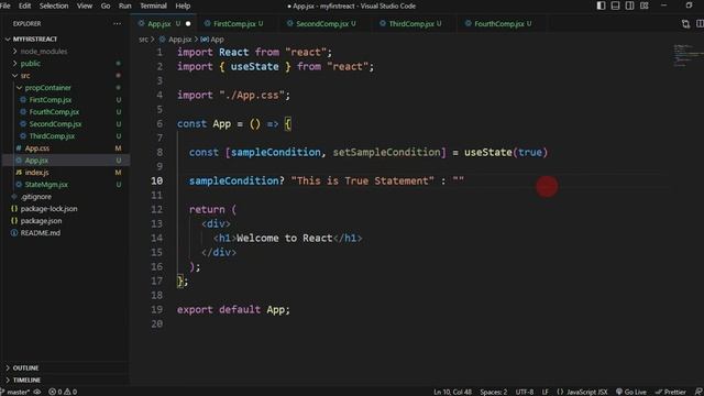 #14. Learn How to use Ternary Operator in React (Telugu) смотреть онлайн