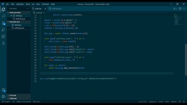 Discord.py Reaction Role Bot! смотреть онлайн