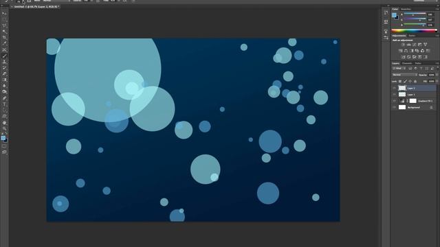 How to create an Abstract Bokeh Bubble Wallpaper in Photoshop Tutorial смотреть онлайн
