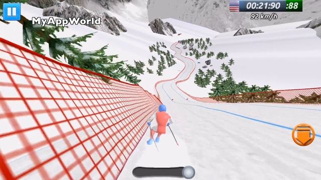 Top Ski Racing Gameplay HD 1080p 60fps смотреть онлайн