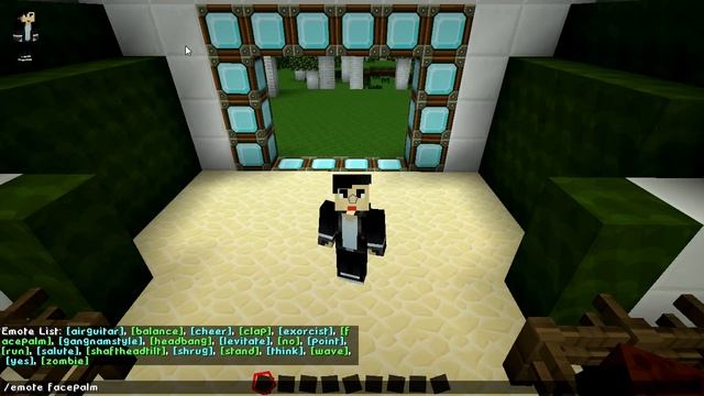 Minecraft: DO THE EMOTES~!! (Gangnam style, Waving, Saluting and more!) - Mod Showcase смотреть онлайн