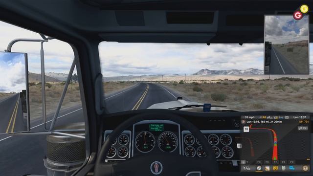 American Truck Simulator #12 On traverse le Nevada ! [FR] смотреть онлайн