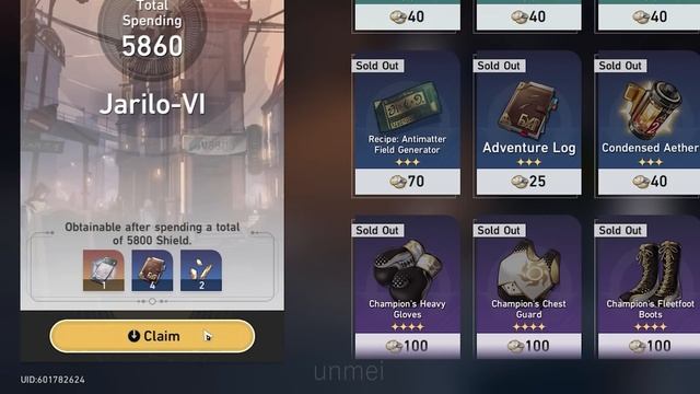 when you save the rewards until hitting level 50 Nameless Honor in Honkai Star Rail смотреть онлайн